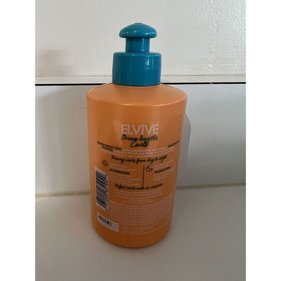 L'oreal Elvive Dream Lengths Curls Non-Stop Dreamy Curls Leave-In Cream 10.2 oz - Picture 2 of 3